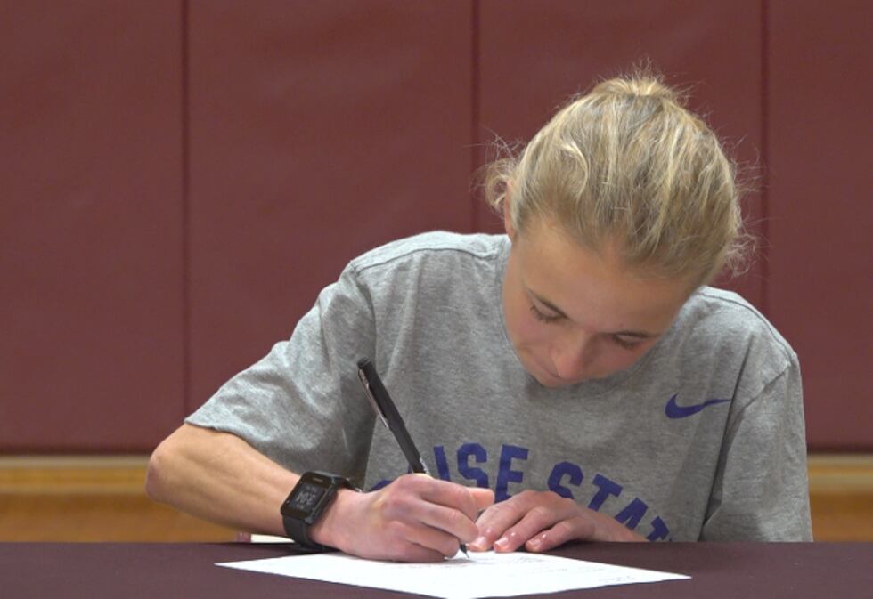 She’s a three-time New England cross country champion