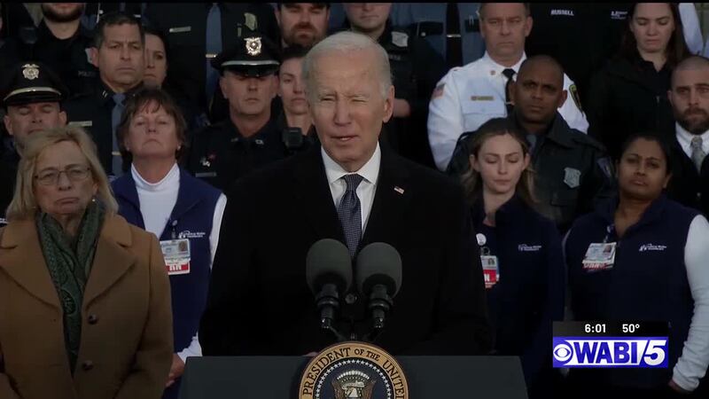 President Biden, First Lady visit Lewiston