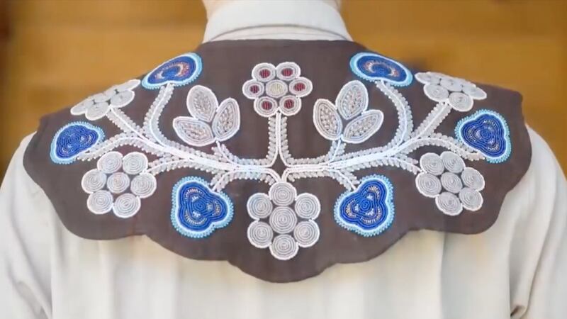 One of the many pieces of art on display at the virtual market.