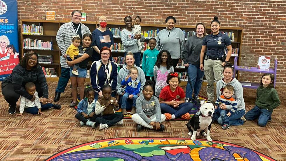 In another Facebook post, Bolo was seen visiting children at a local library, one of his many...