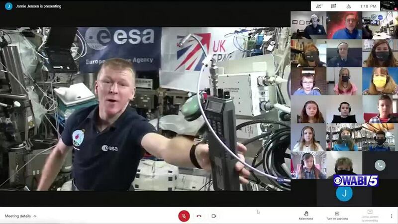 Maine students talk with astronaut on International Space Station