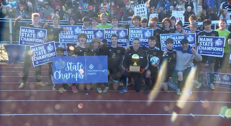 They capped off their season by winning the Gold Ball, 1-0, over George Stevens Academy on...
