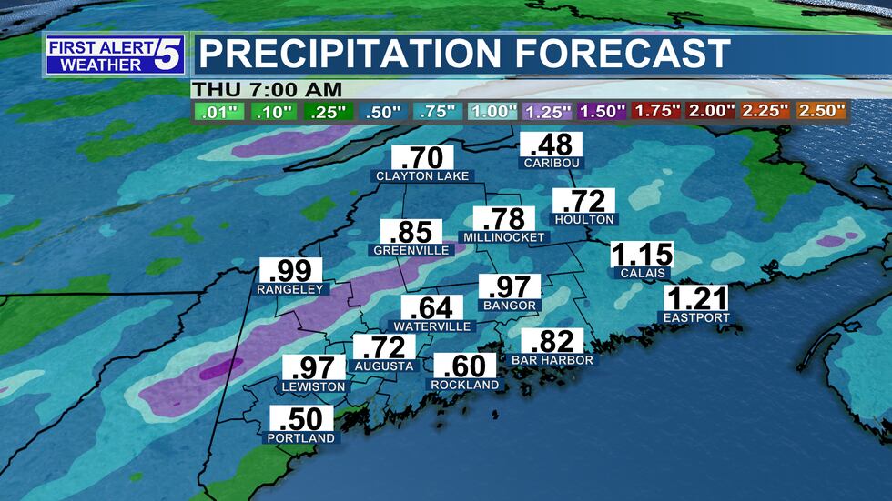 A quick moving system will bring moderate to heavy rain to the state Wednesday afternoon and...