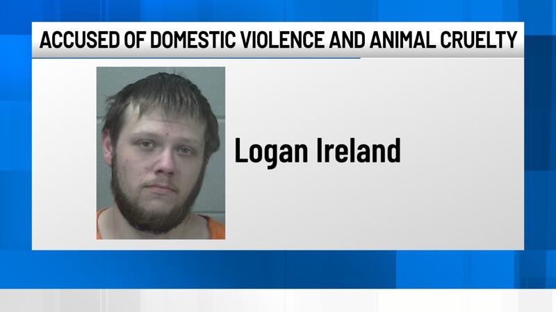 Logan Ireland, 25, has been charged with three counts of aggravated assault and one count of...