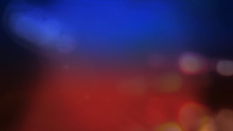 Red and blue lights